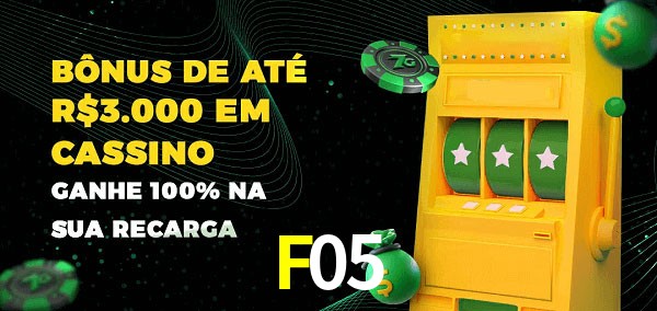 F05 melhor bônus de depósito