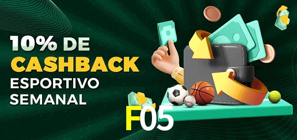10% de bônus de cashback na F05